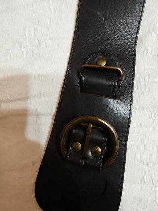 Cintura vera pelle marrone