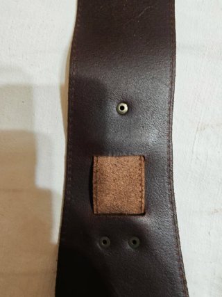 Cintura vera pelle marrone