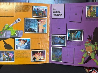Album Tortugas Ninja 1989 Panini