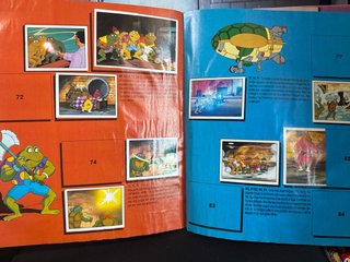 Album Tortugas Ninja 1989 Panini