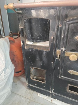 Cocina de leña antigua