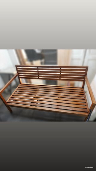 Panca in teak per giardino