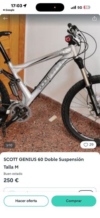 Bici Scott Genius