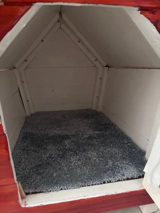 Caseta Perro Madera Hecha a Mano