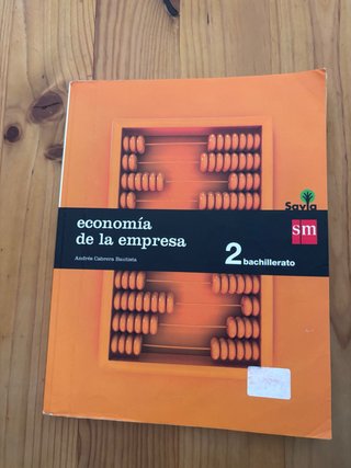 Economía de la Empresa 2º Bachillerato (Proyecto S
