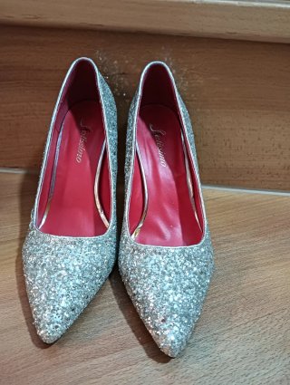 Tacones Brillantes Talla 39