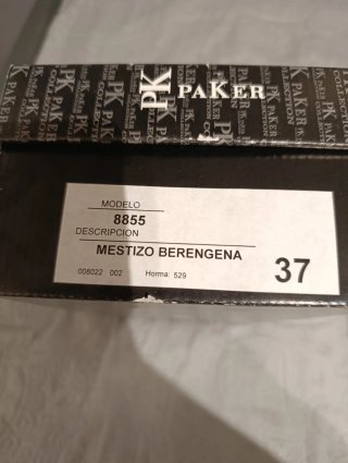 Zapatos P Baker Talla 37 BERENJENA
