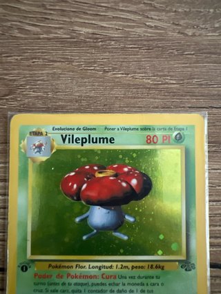 Vileplume Holo Primera Edición expansión jungle