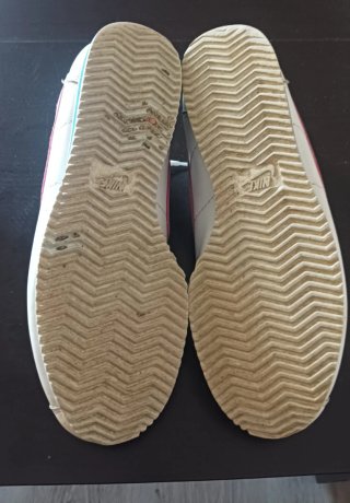 Zapatillas Nike Cortez Blancas Rojas Talla 38