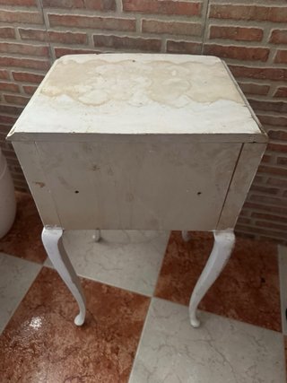 Mesa auxiliar vintage shabby chic antigua colecció