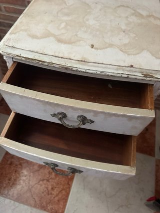 Mesa auxiliar vintage shabby chic antigua colecció
