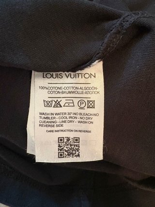 T-shirt Louis Vuitton Monogram Nero