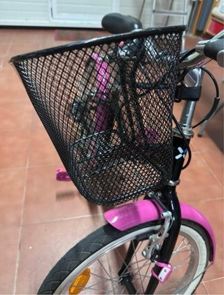 Bicicleta Paseo Decathlon 20 Rosa