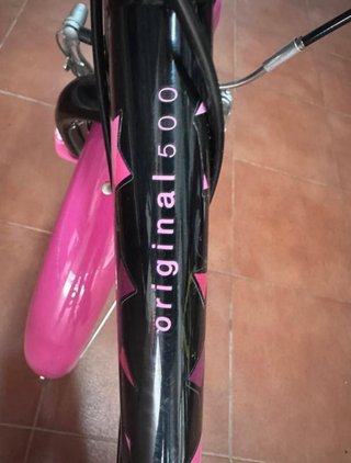 Bicicleta Paseo Decathlon 20 Rosa