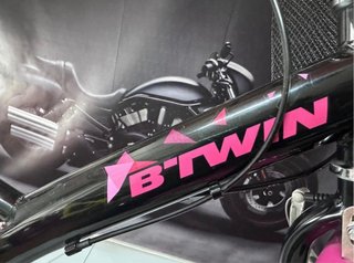 Bicicleta Paseo Decathlon 20 Rosa