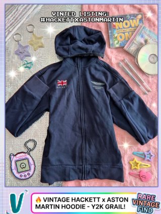 Chaqueta Hackett x Aston Martin Azul unisex
