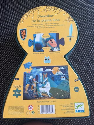 Puzzle Djeco Caballero 36 piezas +4 años