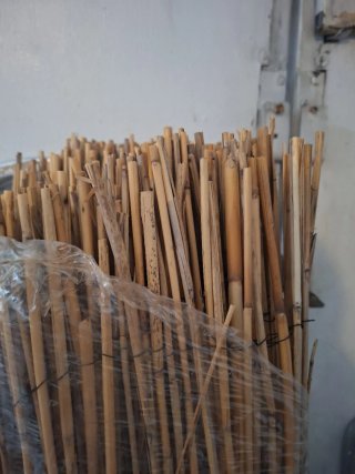 8 rollos valla de bambú Candela 1,5x5m