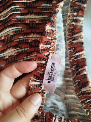 Vestido étnico estampado