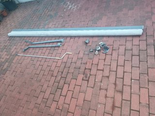Toldo microperforado blanco