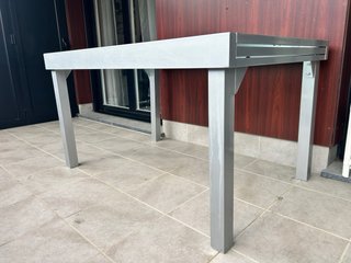 Tavolo da giardino/terrazza estensibile in vetro Murano
