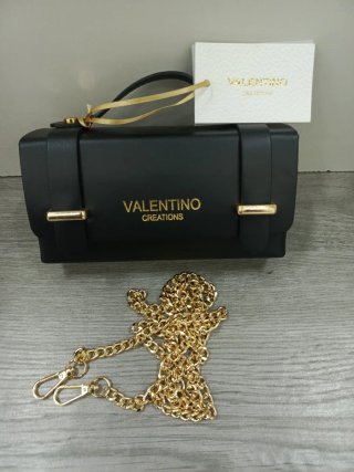 Valentino Creations Borsa Pelle Nera Oro