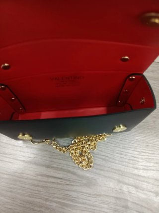 Valentino Creations Borsa Pelle Nera Oro