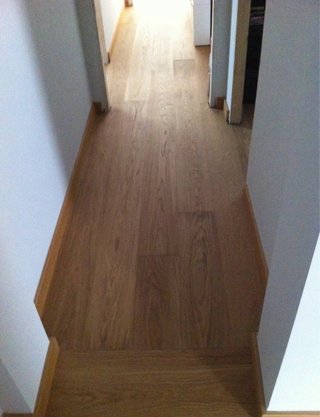 Instalación de parquet y rodapié