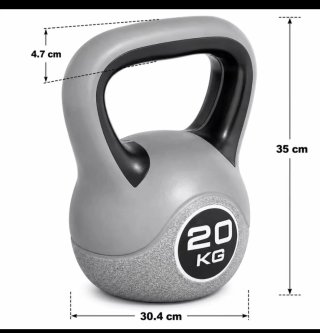 Kettlebell 20 kg pesa rusa