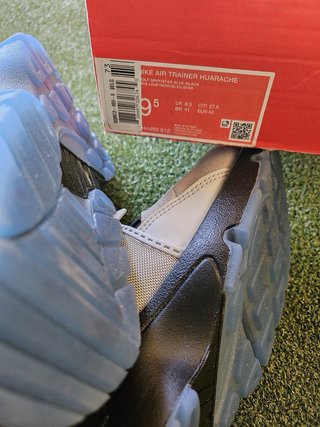 Zapatillas Nike Huarache Grises y Azules