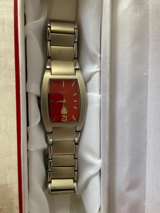 Reloj Ferrari Rojo y Plateado