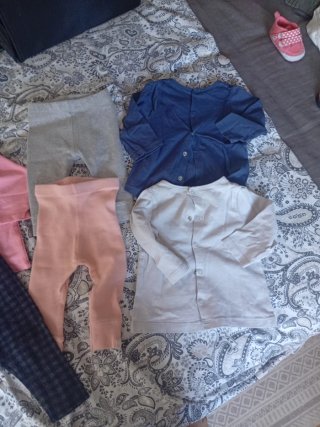 Pantalones cuadros Zara niña 9/12 meses