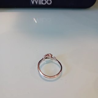 Anillo plata Pandora flor rosa Bella y Bestia