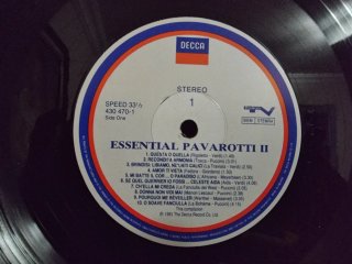 Pavarotti Essential Pavarotti II LP 1991