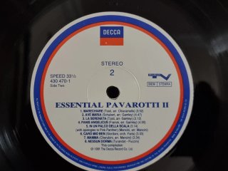 Pavarotti Essential Pavarotti II LP 1991