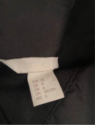 Mono ancho H&M negro