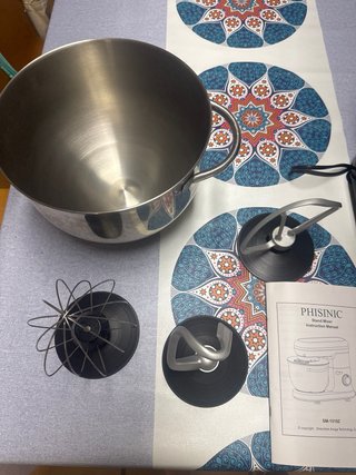 Batidora Amasadora PHISINIC 6.5L 1800W