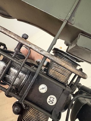 Moto con sidecar decorativa