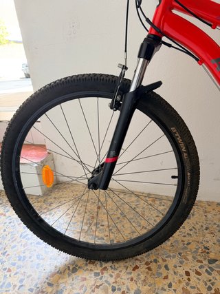 Bicicleta Rockrider Roja Poco Uso