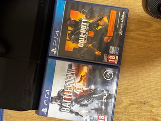 Consola PS4 Negra + 6 Juegos y un mando original