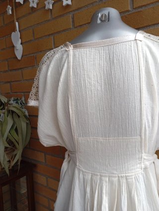 Vestido Boho Ibicenco Bordado Talla M y L