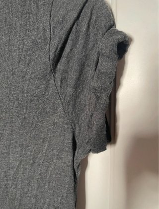 Vestido largo gris H&M