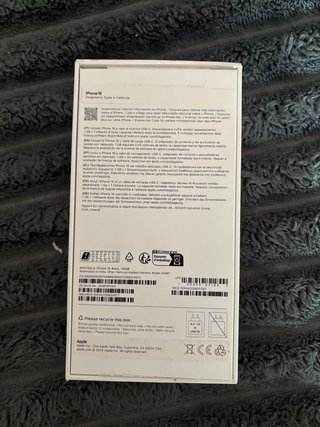 iPhone 16 128GB Negro