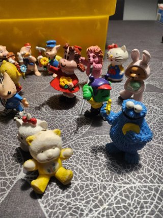 Muñecos goma ochenteros vintage