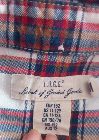 Camisa de cuadros para niño