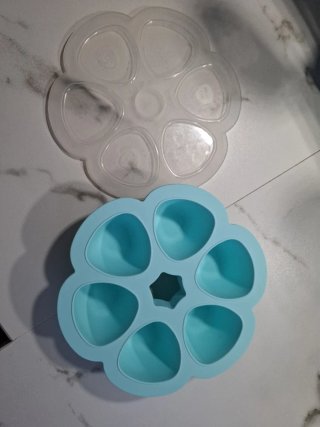 Molde Silicona Azul Tapas Transparente