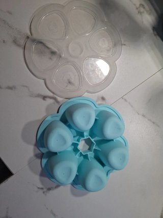 Molde Silicona Azul Tapas Transparente