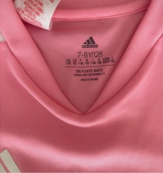 Camiseta Adidas Infantil Rosa