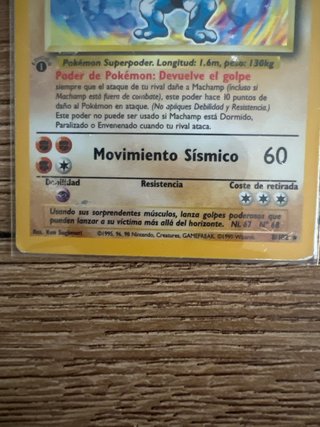 Machamp Holo 1ª Edición Española