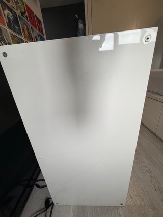 Mobile Kallax Ikea bianco laccato + 2 scatole lekma